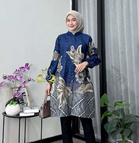 Batik Cap Motif Bunga